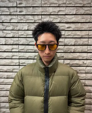 ショート メンズ UMM daichi メンズパーマのヘアスタイル