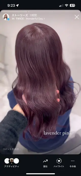 カラー akari🎀🤍 ガーリーstyleのヘアスタイル
