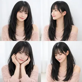 ロング ♦️髪質改善縮毛矯正 美髪💍谷口克也♦️のヘアスタイル