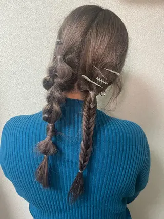 ロング カラー ヘアアレンジ ASAMI /MaisonINEのヘアスタイル