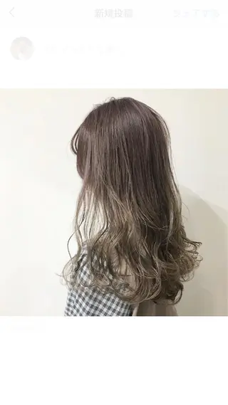 ロング カラー レイヤー/顔周り /AKARIのヘアスタイル