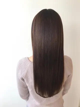 ロング カラー パーマ ヘアアレンジ 🥇髪質改善🥇 polon代表鵜澤のヘアスタイル