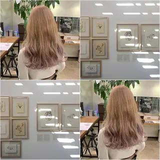 ロング カラー 【完全個室】髪質改善 暖色カラー/山崎唯奈のヘアスタイル