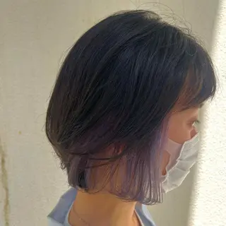 ショート カラー 大人メンズパーマ /石川瑠青のヘアスタイル