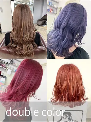 カラー 濱田 志妃のヘアスタイル