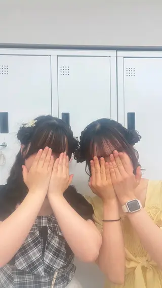 セミロング ヘアアレンジ エクステ🫧アレンジ ￤横浜  ももはのヘアスタイル