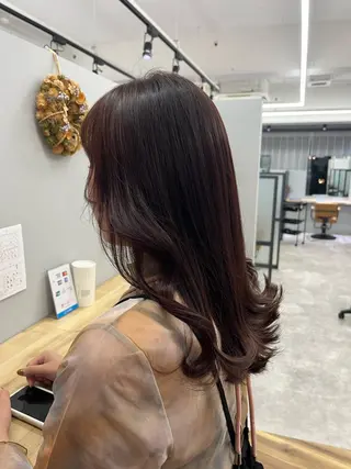 ロング カラー 木寺 樹莉のヘアスタイル