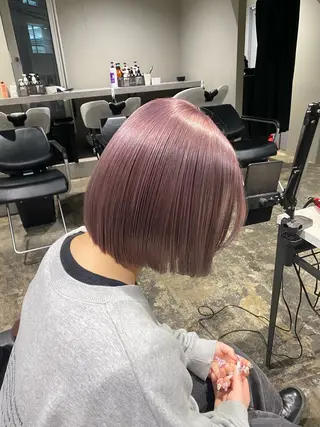 ショート ハイトーンカラー レイヤー/ juriのヘアスタイル