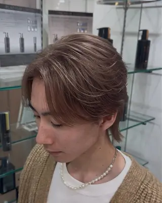カラー メンズ 菅野 心悠/メンズヘアのヘアスタイル
