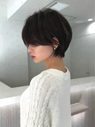 ショート 年齢悩みを全て解消/ 白髪と癖毛 松本雄光のヘアスタイル