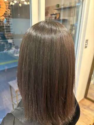 ミディアム 保谷 菜々美のヘアスタイル