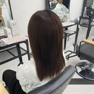 ロング カラー パーマ ヘアアレンジ メンズ mona/ ストレートスタイル✨のヘアスタイル