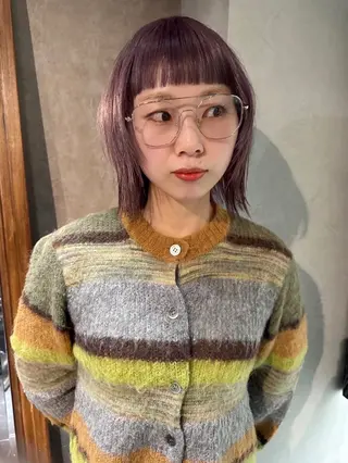 ショート カラー ravens デザインカラーのヘアスタイル