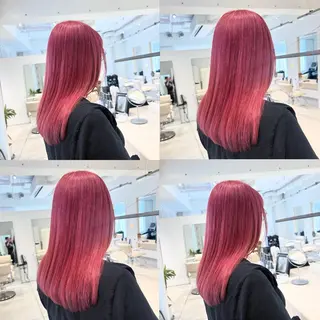 ミディアム カラー カジュアルを女っぽく 𝗮𝘆𝗮𝗰𝗼のヘアスタイル