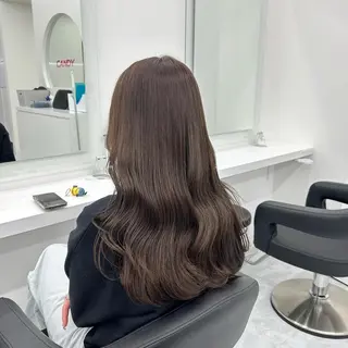 セミロング カラー ヘアアレンジ mai🍑暖色カラー /レイヤー💖のヘアスタイル