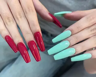 ネイル By moonネイル 🌷ワンホン/韓国風のネイルデザイン