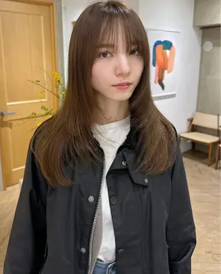 ロング レイヤーカット‎🤍 /ともえ🤎🧸のヘアスタイル