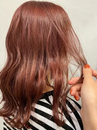 ミディアム カラー ボブ/salut町田 🧡kanaのヘアスタイル