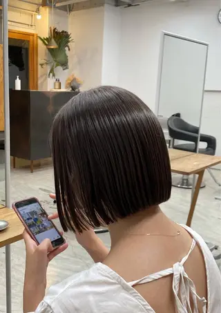 ショート うる艶ヘア♡韓国好き 透明感　shotaのヘアスタイル