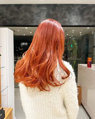 ロング 暖色カラー・メンズ 🫧Harukaのヘアスタイル