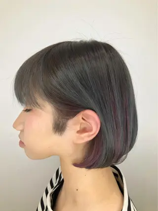 ショート カラー 上田 篤史のヘアスタイル