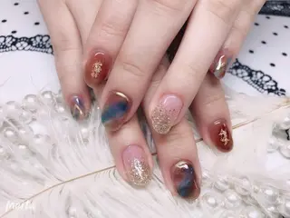 ネイル マジック ミラーのネイルデザイン