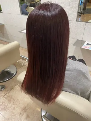 カラー かすみ  ︎︎のヘアスタイル