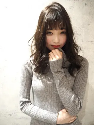 ロング カラー 髪質改善will hairdesignのヘアスタイル