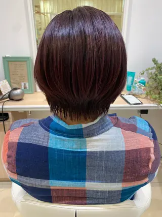 ショート カラー 🩵波巻き／ツイスパ HARU💎のヘアスタイル