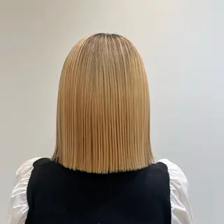 ミディアム 韓国風🌷✨ 守屋紗希のヘアスタイル