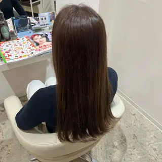カラー 福島 怜奈のヘアスタイル