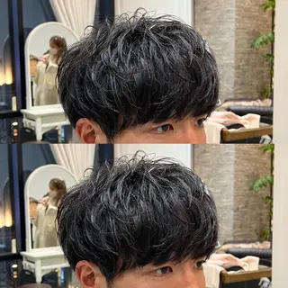 メンズ 北浜 カットモデル募集のヘアスタイル