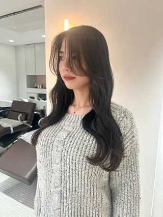 ロング れんか/ボブ/レイヤ ー/ベージュ/艶髪のヘアスタイル