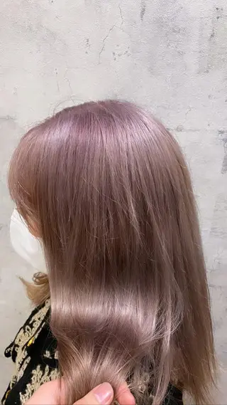 ミディアム カラー ✂韓国レイヤー 🦋みやび🪽のヘアスタイル