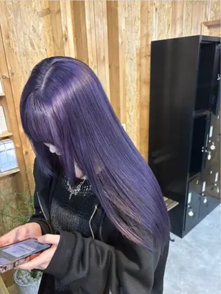 カラー ⛅️柔らかハイトーン ×モテ艶🍒ももかのヘアスタイル