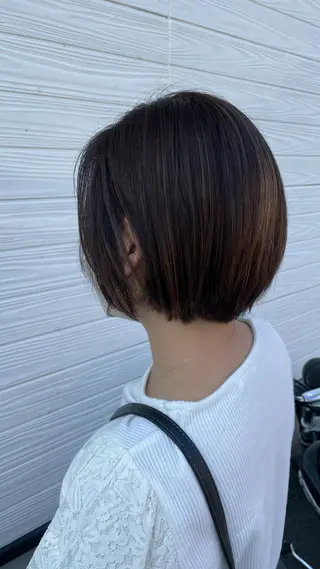 ショート ビヨウシツトリコ よねたにみなのヘアスタイル