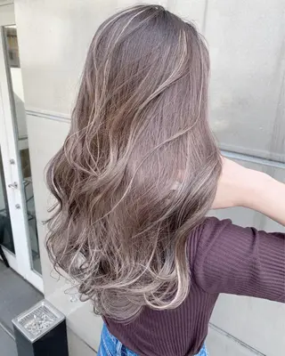 セミロング カラー 北間 寛哉のヘアスタイル
