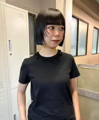 ショート ボブ× フェイスレイヤー🩰のヘアスタイル