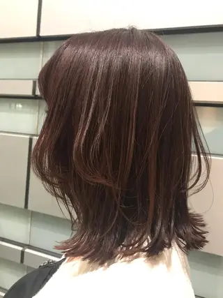 セミロング カラー 🌷小野田 睦🌷のヘアスタイル