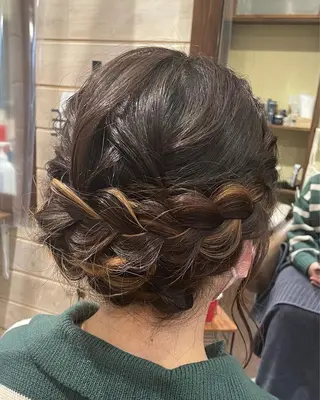 ロング 君山 希美のヘアスタイル