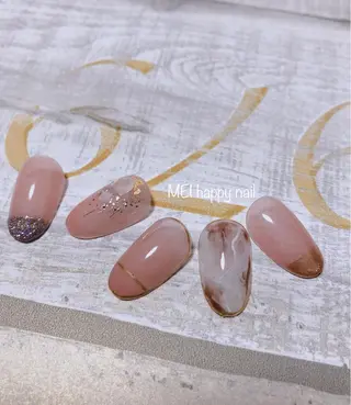 ネイル 北浦和 自爪育成ケアのネイルデザイン