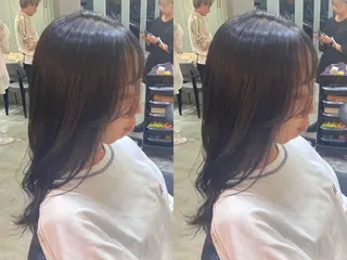 ロング カラー 畔上 尚也のヘアスタイル