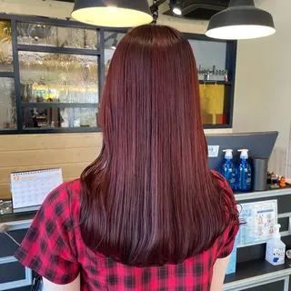 ロング カラー スナコザワ レナのヘアスタイル