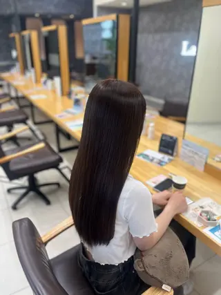 ロング カラー 🩵さき🤍 可愛いを叶える美容師のヘアスタイル
