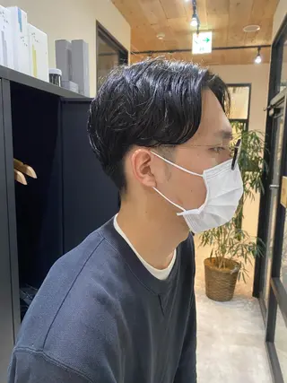 ショート パーマ メンズ 🍑艶髪✖️暖色系 ✨momoka🍑のヘアスタイル