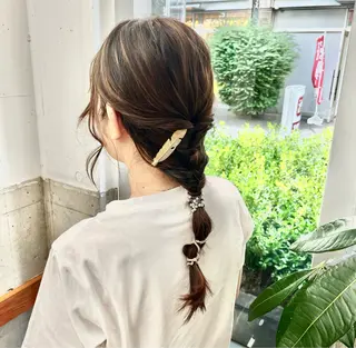 ロング カラー SHIINA 香椎宮前店のヘアスタイル