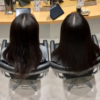ミディアム 髪質改善ヘアケア 艶髪特化/上田のヘアスタイル