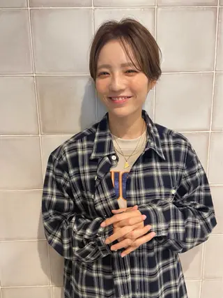 ショート ヘアアレンジ メンズカット大歓迎 🫧HONOKA🪽のヘアスタイル