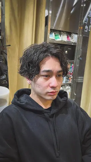 ショート パーマ メンズ ✨骨格矯正メンズ特化 美容師公平✨のヘアスタイル