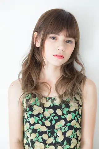 セミロング カラー kou艶髪師色髪師 こう 艶髪師色髪師のヘアスタイル
